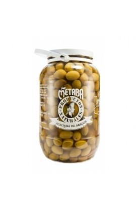 Aceituna verde sevillana entera Metaba 3 kg